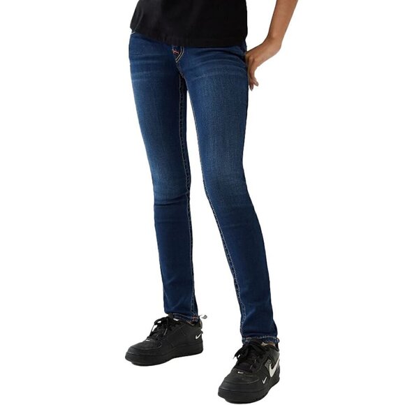 True Religion Stella XXX Low Rise Skinny fit Dark Wash Stretch Jeans Size 26 - Picture 13 of 13